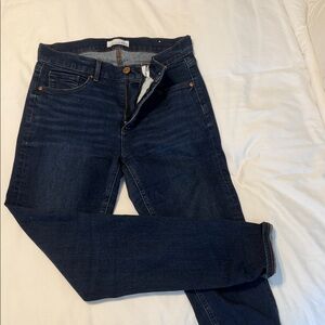 LOFT Dark Indigo Skinny Jeans
